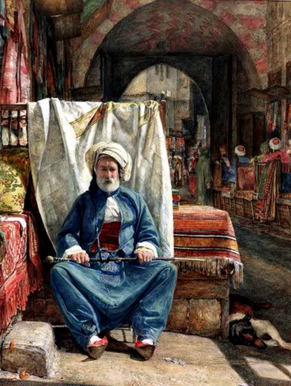 A man dressed in blue by Francesco Ballesio